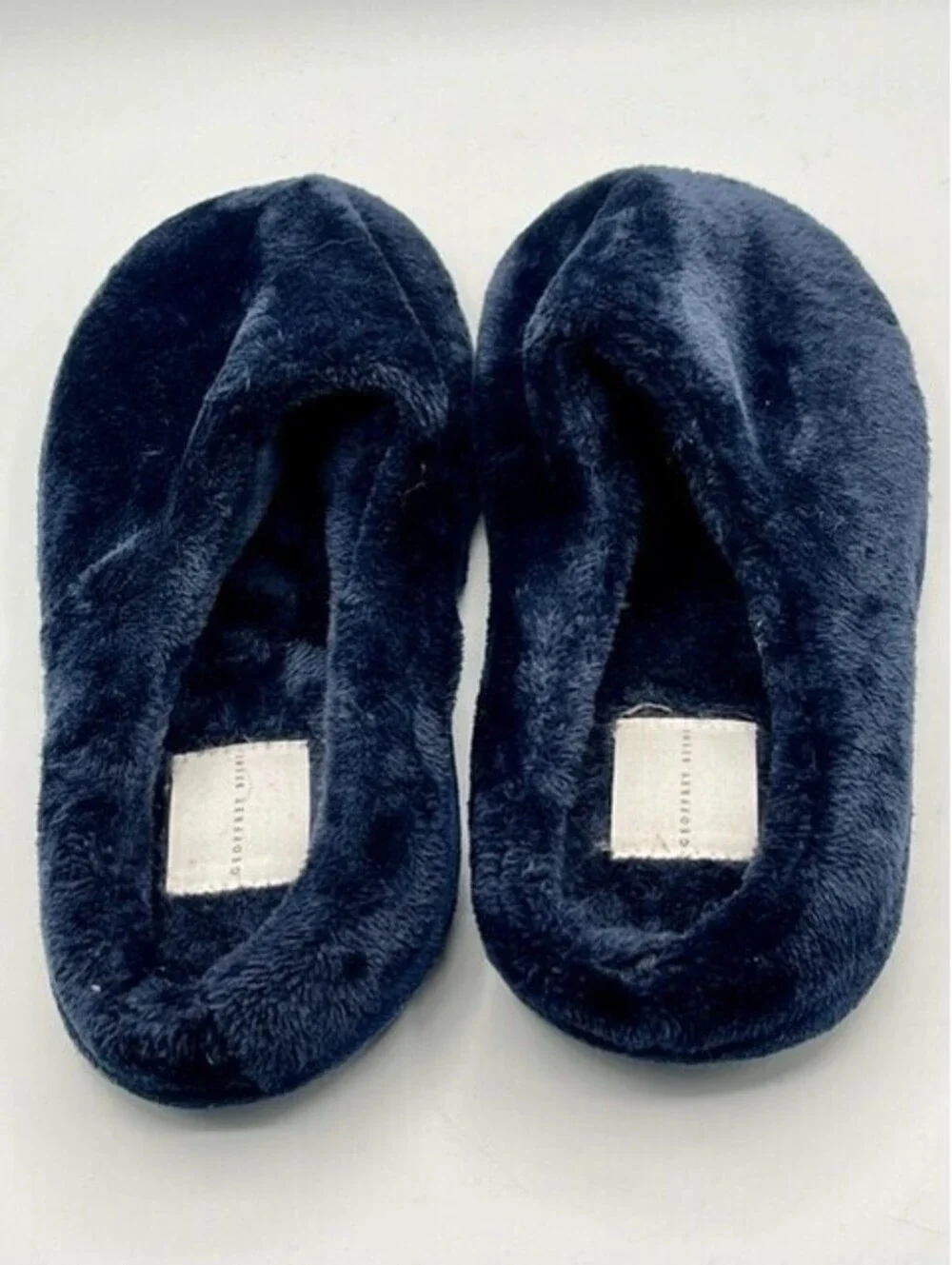 Geoffrey Beene Brand Comfort House Slippers In Color Navy